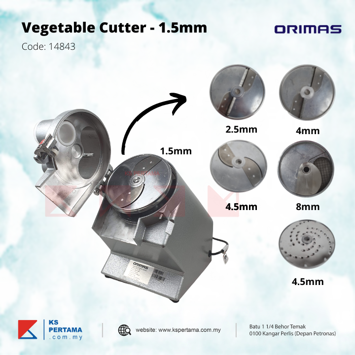 Vegetable Cutter - 1.5mm / ORM