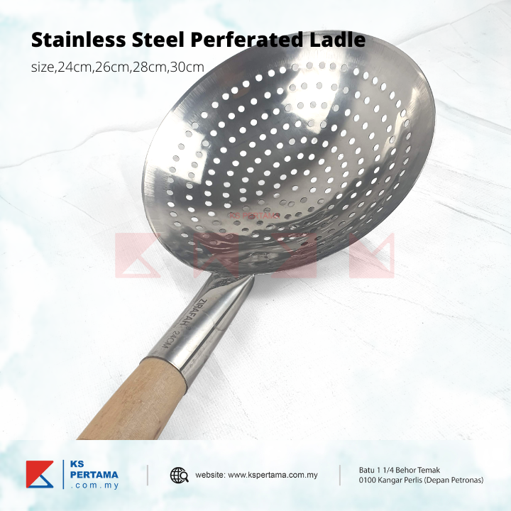 Skimmer - Stainless Steel Perferated Ladle