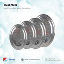Stainless Steel Oval Plate