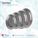 Oval Plate Stainless Steel