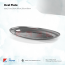 Stainless Steel Oval Plate