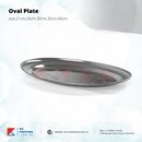 Oval Plate Stainless Steel