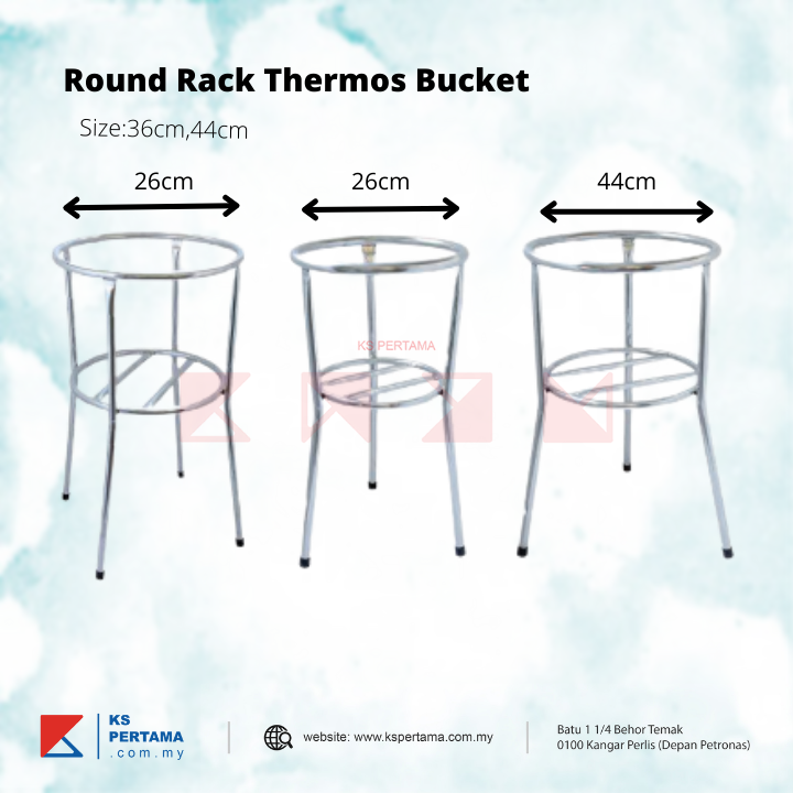 Round Thermos Bucket Stand