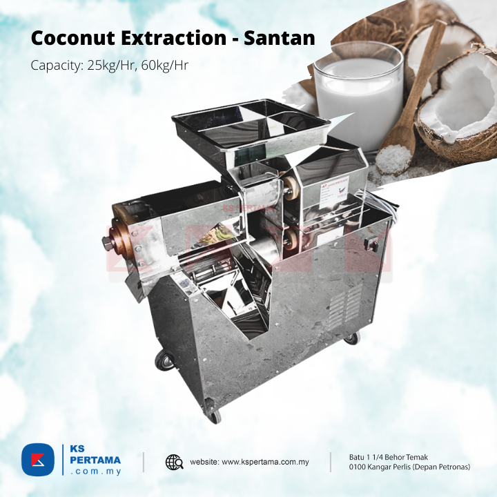 Coconut santan extractor brass head