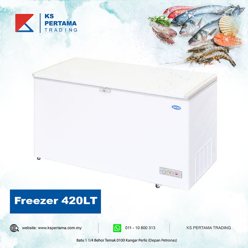 Freezer Solid Door / Snow